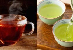 juodoji arbata ir žalioji arbata