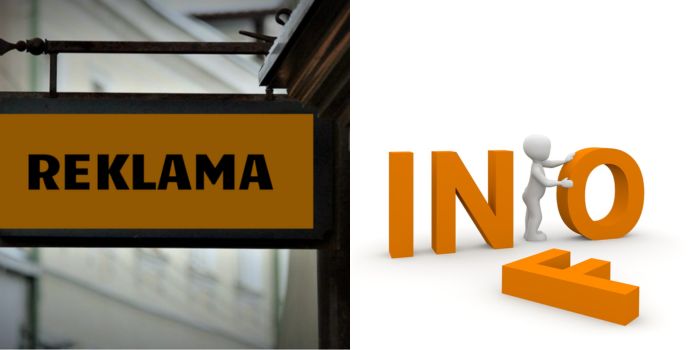 reklama ir informacija