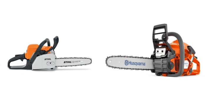 Kuo skiriasi „Stihl“ ir „Husqvarna“ grandininiai pjūklai