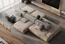Kuo skiriasi modulinė sofa nuo kampinės Kuo skiriasi modulinė sofa nuo kampinės