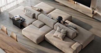 Kuo skiriasi modulinė sofa nuo kampinės 