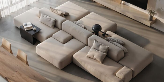 Kuo skiriasi modulinė sofa nuo kampinės 