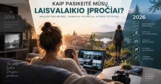 Kuo skiriasi lietuvių laisvalaikio įpročiai nuo ankstesnių metų? | 2026